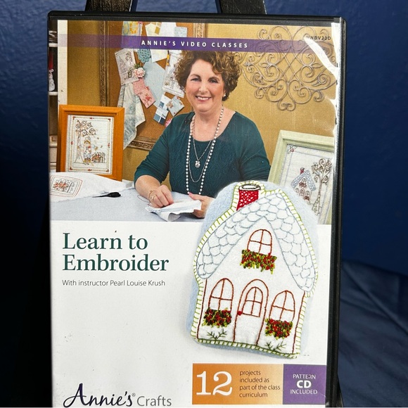Annie’s Crafts Other - Learn‎ to Embroider NEW Two-DVD Instructional Set by Annie’s Crafts